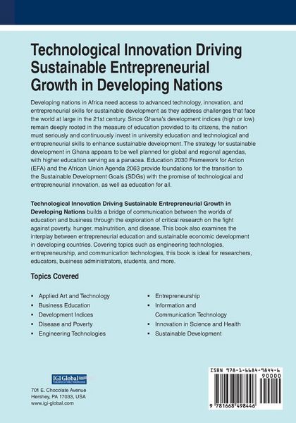 Produktbild: Technological Innovation Driving Sustainable Entrepreneurial Growth in Developing Nations