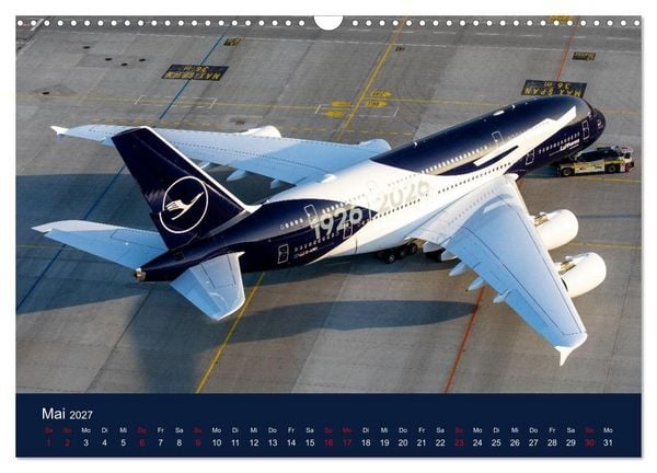 Produktbild: Lufthansa 100 Years (Wandkalender 2027 DIN A3 quer), CALVENDO Monatskalender