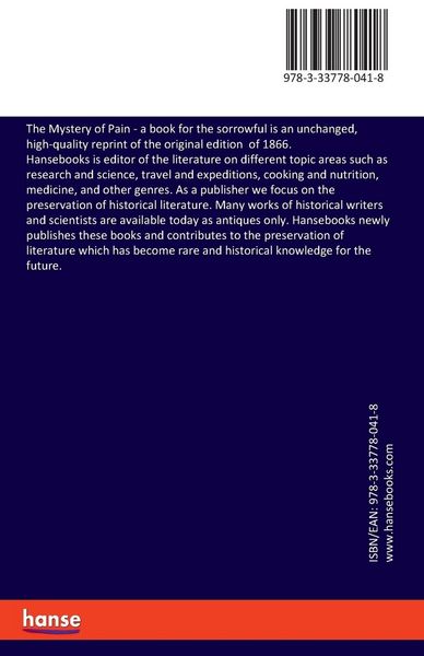 Produktbild: The Mystery of Pain