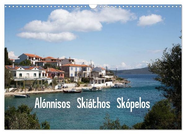 Produktbild: Al&oacute;nnisos, Ski&aacute;thos, Sk&oacute;pelos (Wandkalender 2026 DIN A3 quer), CALVENDO Monatskalender