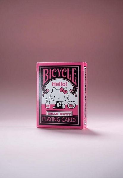 Produktbild: Bicycle Hello Kitty - Black and Pink (Designer Spielkarten, Poker, Skat...)