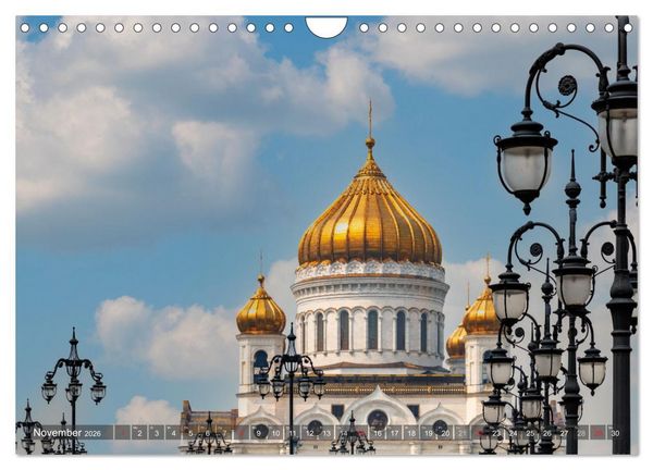Produktbild: Moskauer Perspektiven (Wandkalender 2026 DIN A4 quer), CALVENDO Monatskalender