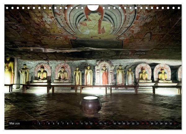 Produktbild: Sri Lanka - Highlights (Wandkalender 2026 DIN A4 quer), CALVENDO Monatskalender
