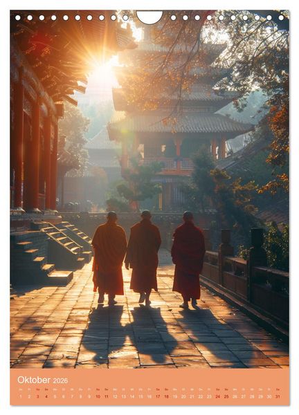 Produktbild: Meditative Stille (Wandkalender 2026 DIN A4 hoch), CALVENDO Monatskalender