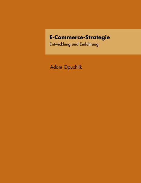 Produktbild: E-Commerce-Strategie