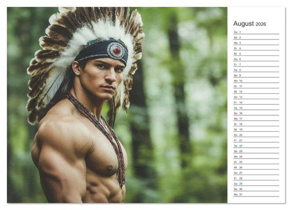 Produktbild: Im Bann des Kriegers (Wandkalender 2026 DIN A2 quer), CALVENDO Monatskalender