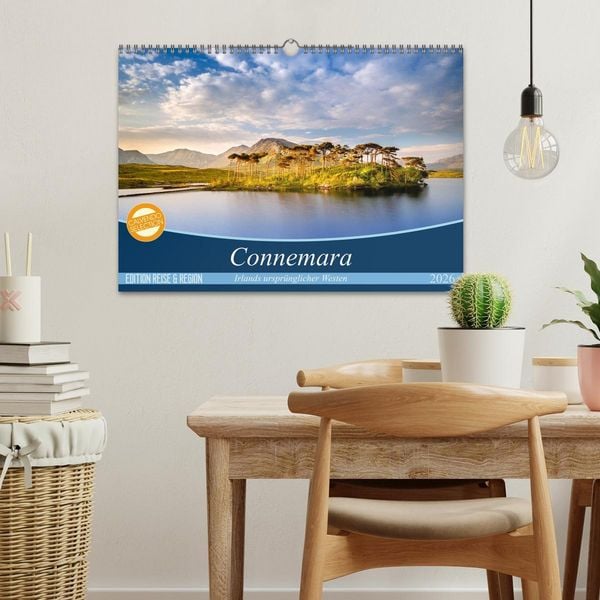 Produktbild: Connemara - Irlands urspr&uuml;nglicher Westen (Wandkalender 2026 DIN A3 quer), CALVENDO Monatskalender