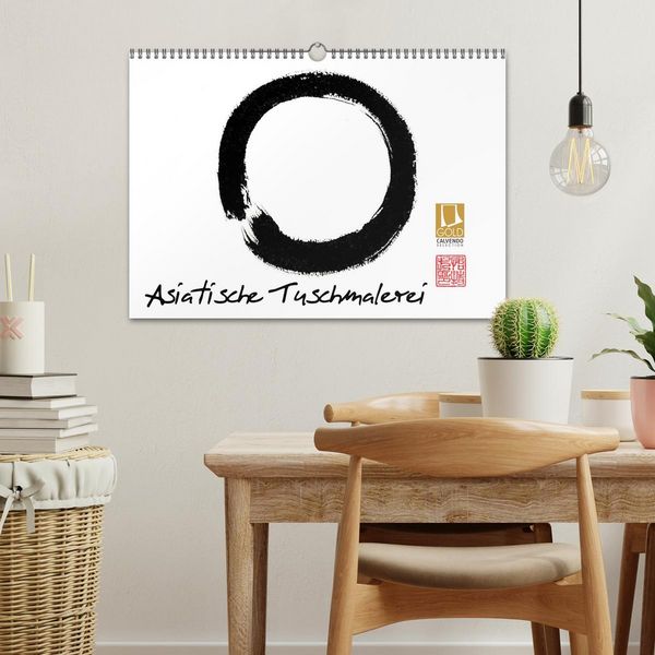 Produktbild: Asiatische Tuschmalerei (Wandkalender 2026 DIN A3 quer), CALVENDO Monatskalender