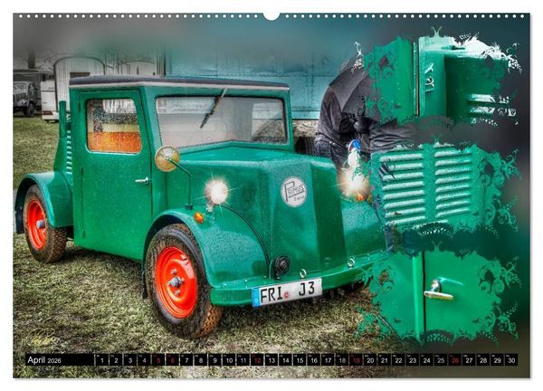 Produktbild: Oldtimer - Traktoren (hochwertiger Premium Wandkalender 2026 DIN A2 quer), Kunstdruck in Hochglanz