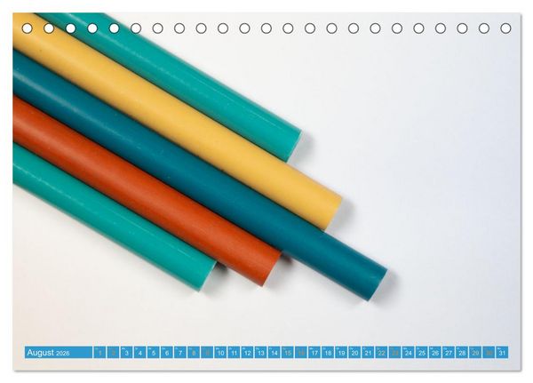Produktbild: Lass den Farben ihren Lauf (Tischkalender 2026 DIN A5 quer), CALVENDO Monatskalender