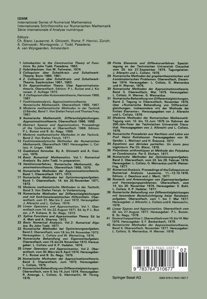 Produktbild: Numerische Behandlung von Eigenwertaufgaben Band 2