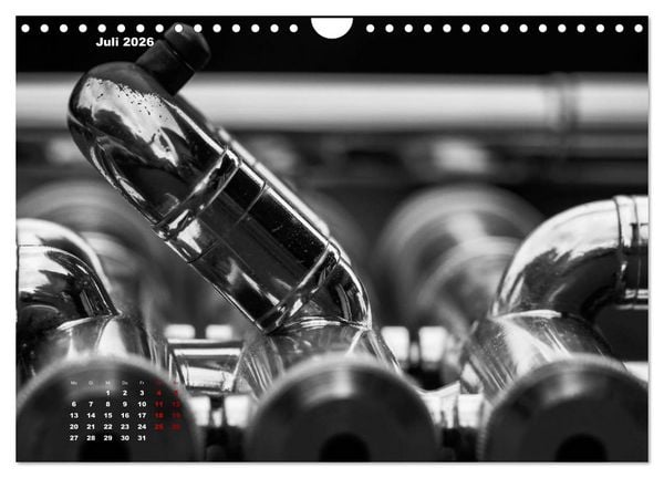 Produktbild: Trompete - Close up (Wandkalender 2026 DIN A4 quer), CALVENDO Monatskalender