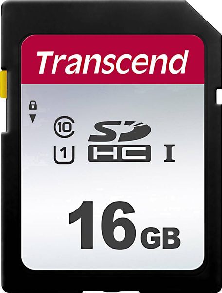 Transcend Premium 300S SDHC-Karte 16GB Class 10, UHS-I, UHS-Class 1