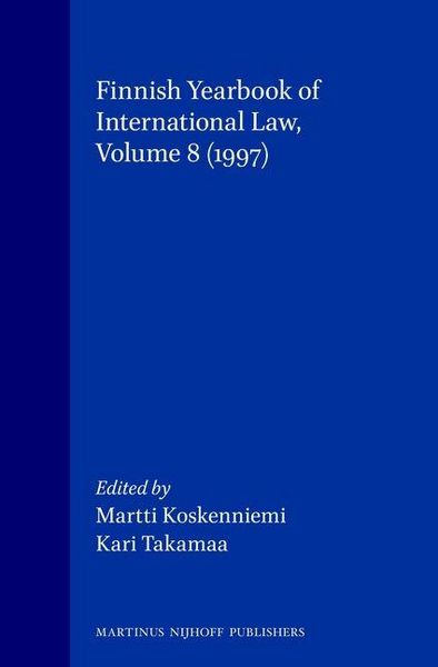 Produktbild: The Finnish Yearbook of International Law 1997