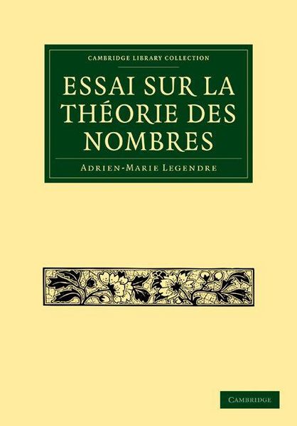 Produktbild: Essai Sur La Theorie Des Nombres