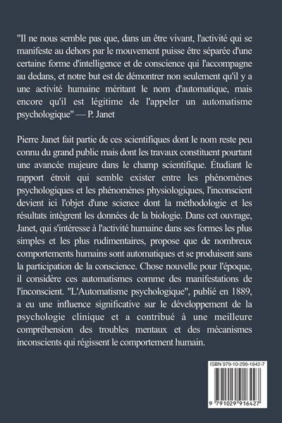 Produktbild: L'automatisme psychologique