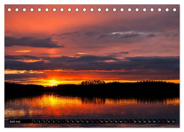 Produktbild: S&uuml;dliches Finnland (Tischkalender 2026 DIN A5 quer), CALVENDO Monatskalender