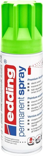 Produktbild: 5200 Permanent Spray, neongr&uuml;n, 200ml Premium Acryllack