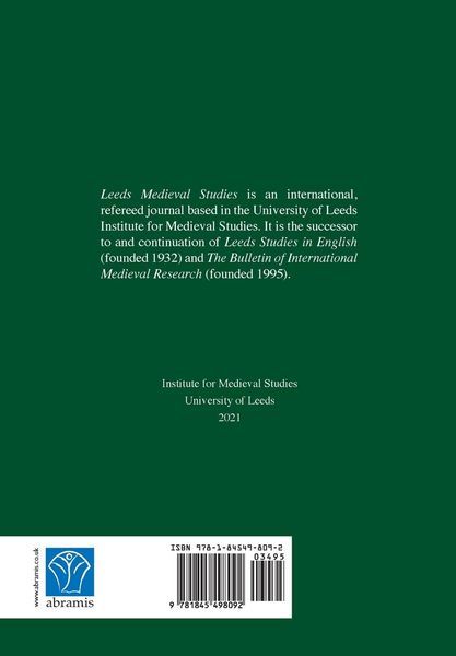 Produktbild: Leeds Medieval Studies Vol.1