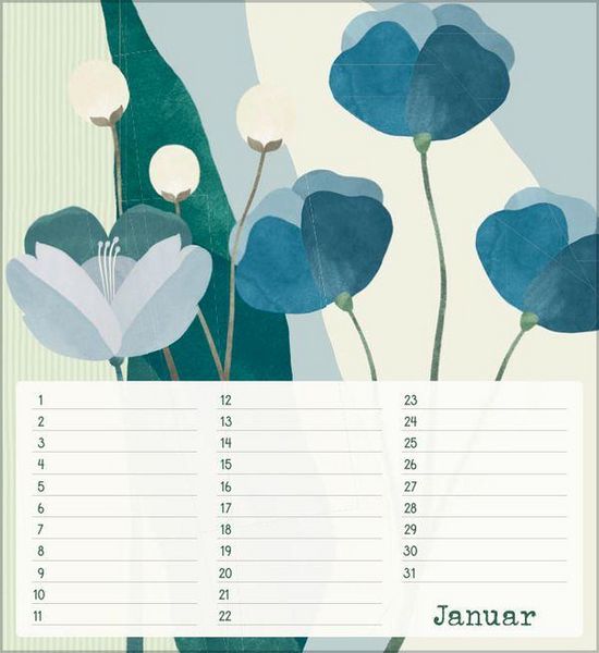 Produktbild: Geburtstagskalender Bloom