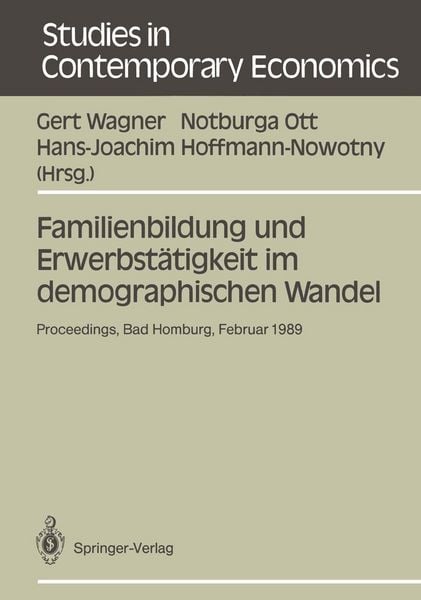Produktbild: Familienbildung und Erwerbst&auml;tigkeit im demographischen Wandel