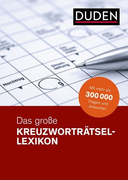 Produktbild: Duden &ndash; Das gro&szlig;e Kreuzwortr&auml;tsel-Lexikon