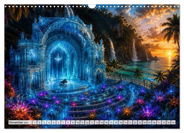 Produktbild: Traumwelten zwischen Zeit und Fantasie (Wandkalender 2027 DIN A3 quer), CALVENDO Monatskalender