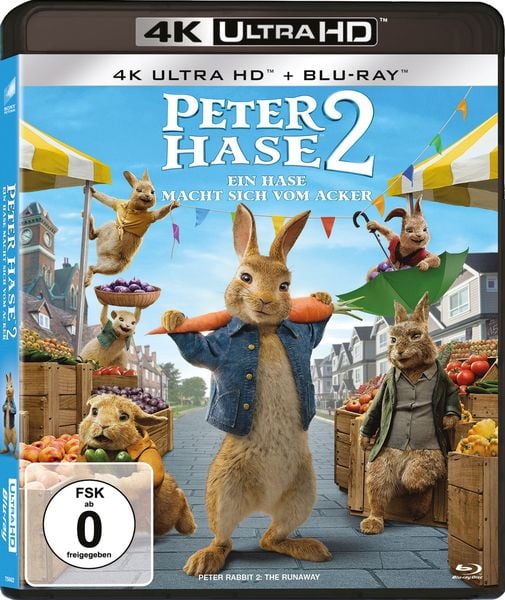 Produktbild: Peter Hase 2 - Ein Hase macht sich vom Acker (4K Ultra HD) (+ Blu-ray 2D)