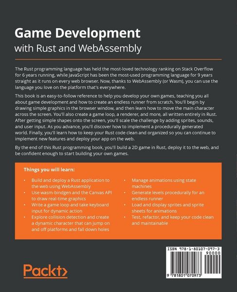 Produktbild: Game Development with Rust and WebAssembly