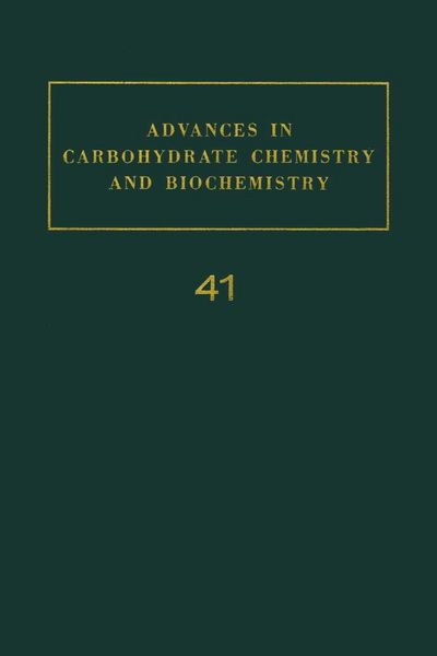 Produktbild: Advances in Carbohydrate Chemistry and Biochemistry