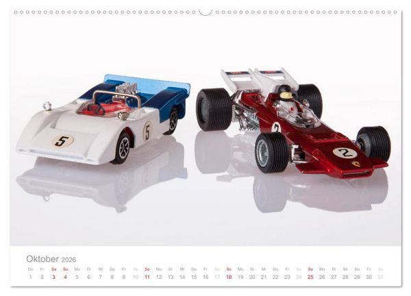 Produktbild: Dinky Toys Spielzeugautos (hochwertiger Premium Wandkalender 2026 DIN A2 quer), Kunstdruck in Hochglanz