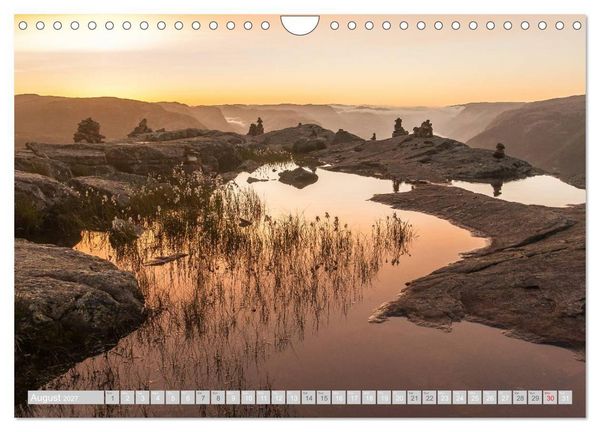 Produktbild: Norway / UK-Version (Wall Calendar 2027 DIN A4 landscape), CALVENDO 12 Month Wall Calendar