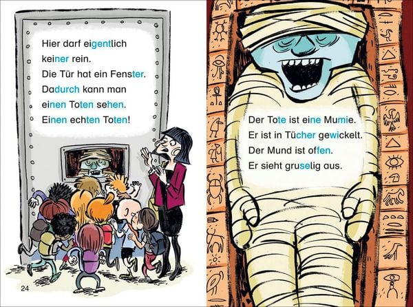 Produktbild: Duden Leseprofi &ndash; Silbe-f&uuml;r-Silbe: Mein Mitsch&uuml;ler, die Mumie, 1. Klasse (Doppelband)