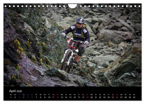 Produktbild: Mountainbike Freeride Momente (Wandkalender 2026 DIN A4 quer), CALVENDO Monatskalender