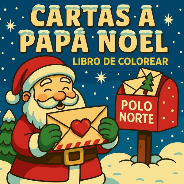 Produktbild: Cartas a Pap&aacute; Noel - Libro de colorear
