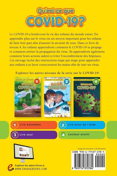 Produktbild: Qu'est-ce que le COVID-19? Niveau de lecture 4 (Cycle 4)