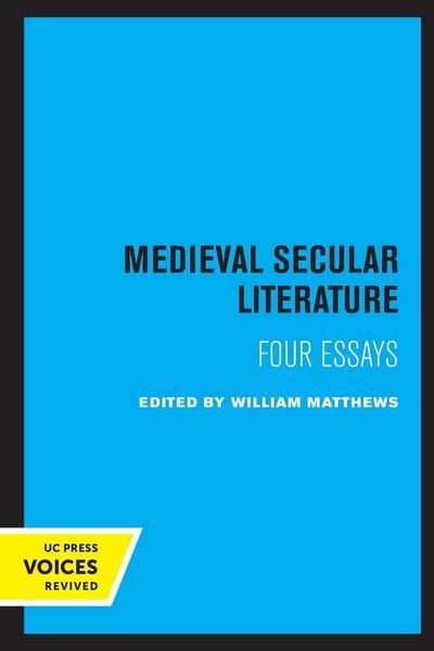 Produktbild: Medieval Secular Literature
