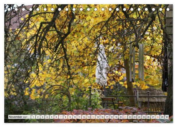 Produktbild: Momente im Garten (Tischkalender 2027 DIN A5 quer), CALVENDO Monatskalender