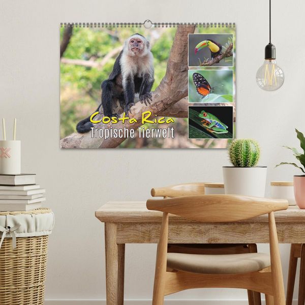Produktbild: Costa Rica - Tropische Tierwelt (Wandkalender 2026 DIN A3 quer), CALVENDO Monatskalender