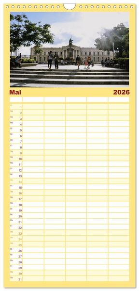Produktbild: Familienplaner 2026 - El Salvador - Unber&uuml;hrte und wundersch&ouml;ne Natur. mit 5 Spalten (Wandkalender, 21 x 45 cm) CALVENDO