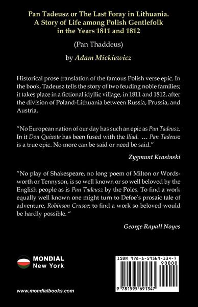 Produktbild: Pan Tadeusz (Pan Thaddeus. Polish Classics)