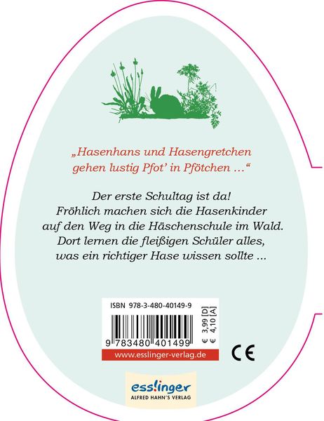 Produktbild: Die H&auml;schenschule: Pappbilderbuch in Ei-Form