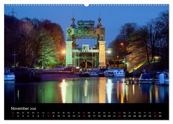 Produktbild: Ruhrlights II - Nachtlichter des Ruhrgebietes (Wandkalender 2026 DIN A2 quer), CALVENDO Monatskalender