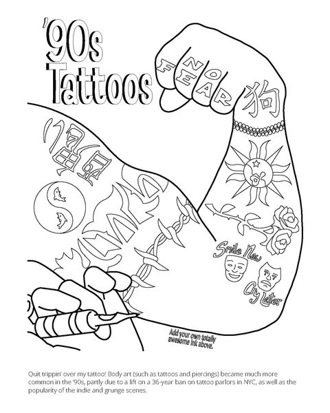 Produktbild: The 1990s Coloring Book