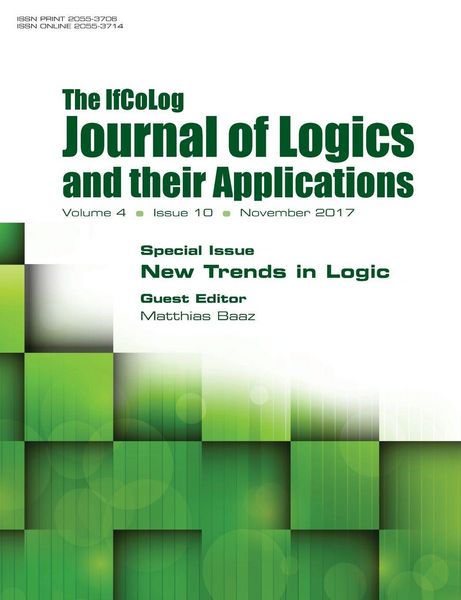 Produktbild: Ifcolog Journal of Logics and their Applications Volume 4, number 10. New Trends in Logic