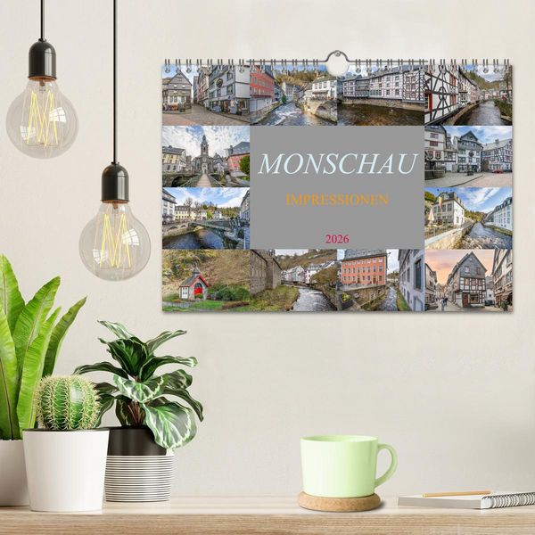 Produktbild: Monschau Impressionen (Wandkalender 2026 DIN A4 quer), CALVENDO Monatskalender