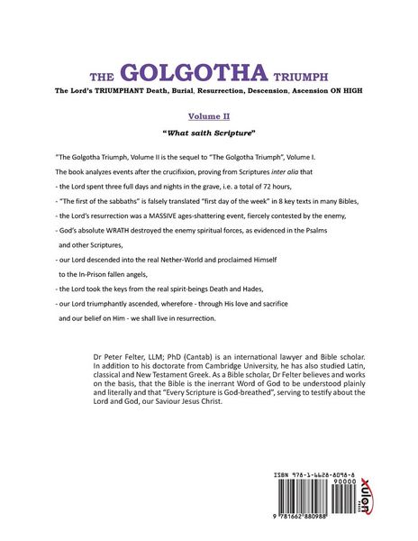 Produktbild: The Golgotha Triumph, Volume II