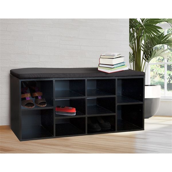 Produktbild: HTI-Living Schuhbank Katja6 L Schwarz Schuhbank Katja6 L Schwarz