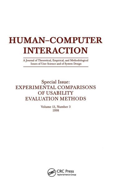 Produktbild: Experimental Comparisons of Usability Evaluation Methods