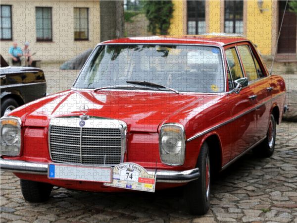 Produktbild: CALVENDO Puzzle Mercedes Cabrio, Baujahr 1968 1000 Teile Lege-Gr&ouml;&szlig;e 64 x 48 cm Foto-Puzzle Bild von Beate Bussenius